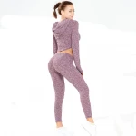 Seamless Gym Clothing Women Gym Yoga Set Fitness Workout Sets Yoga Top And Athletic Legging Womens Sportswear Suit