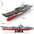 Import SEMBO Warship Cruiser 3010PCS  Bricks Military City Police LED Lights Aircraft Carriers plastic  building block toys from China