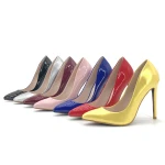 Sexy Party 12Cm Pencil Heel 2021 Trending Ladies Dress Stilettos Slip on Pumps Size 46 Women High Heels Shoes