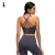 Import Sexy Scarlet Women Tank Top Tampting Cross Back Hollow Out Waist Women Crop Yoga Top With Removable Padds from China