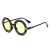 Shihan S117 Men Women Eyewear Round Mirror Multicolor Sun Glasses Coating Steampunk Sunglasses 2019 Vintage