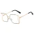 Import SHINELOT 2020 Newest Trendy Personality Metal Optical Frames Anti Blue Light Glasses Spring Hinge Eyeglasses For Women And Men from China