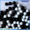 Short time delivery 11mm black and white opaque glass marbles