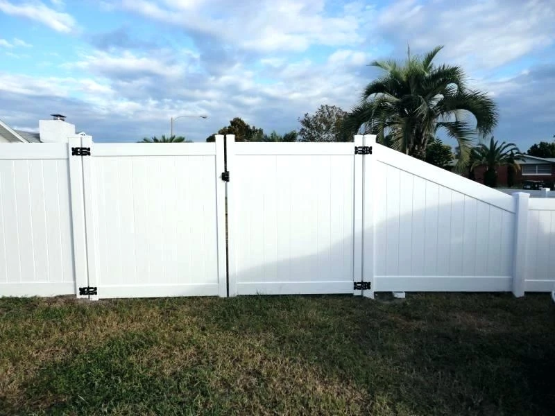 Showtech American style widely used cheap pvc vinyl privacy fence garden decorative fence panel