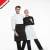 Import Simple fashion design collar custom breathable restaurant bar hotel chef cook uniform from China