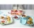 Import Simple partysu style pure color glazed ceramic meal plate binaural soup bowl from China