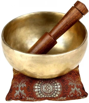 Singing Bowl Tibetan Music Alternative Healing Therapy With Sound And Vibration Touch Bell 6 inch