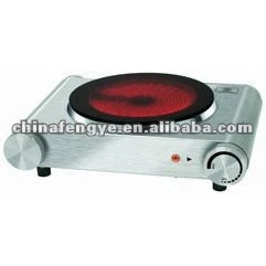 Single electric cook top