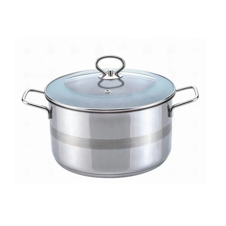 Single handle soup pot small cooking pot Non-stick stainless steel milk pot cookware pan