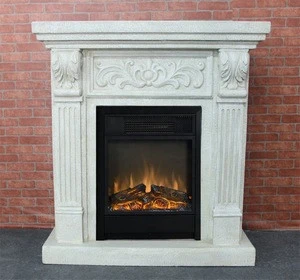 Sinya Faux Stone Electric Fireplace Polystone Electric Fireplaces Decorative Electric Fireplace
