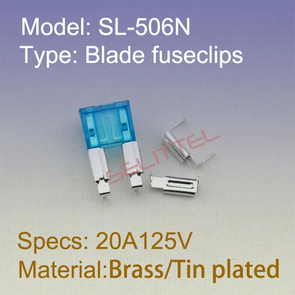 SL-506N PCB mini  automotive blade car fuse  clip