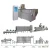 Import slanty snack bar twin screw extruder prices puffed corn chips snacks food making machine puff snack food extrusion machine price from China