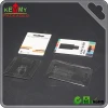 Sliding plastic blister card packaging for memory cards
