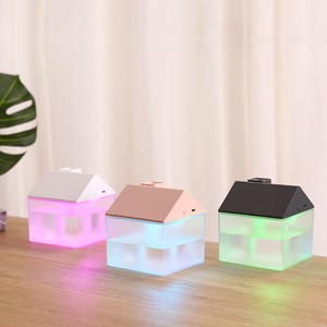 Small Portable Humidifiers, Mini Ultrasonic Cool Mist Humidifier with 7-Color LED Night Light, Auto-Off, Ultra-Quiet, Sui