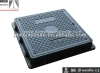 SMC square composite cover EN124 D400 600x600mm with stainless steel screw manhole cover