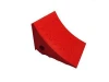 solid rubber wheel chock for car in stock, rubber wheel chock with handle stop, rubber stops