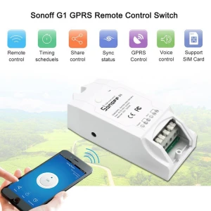 Sonoff G1 GSM Mobile Phone GPRS Smart Remote Control Switch with Alexa Nest