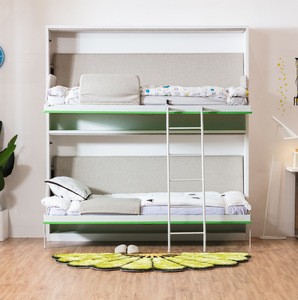 Space saving furniture wall bunk bed folding bunk bed murphy bunk bed