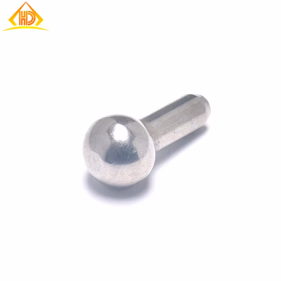 SS304 SS316 Stainless Steel M8 M6 M5 Drop Lock Pin for Pallet with Cylindrical Body Ball Head Solid Pin