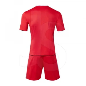 Sports Wear 100 % Polyester Soccer Uniform For Team