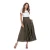 Import Spring fashion trend in europe high waist maxi skirt colorful traditional long skirt from China