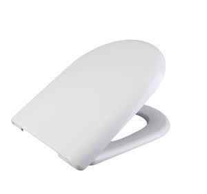 Square WC Toilet Seat with Soft Close and Quick Release made in China for bathroom
