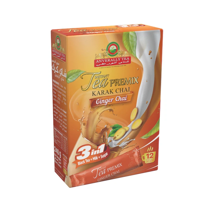 Sri Lanka Anverally Instant Tea Powder Premix Karak Chai Ginger