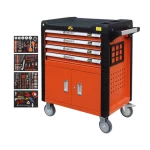 Srunv 404Pcs Auto repair multi-function tool car 7 drawer hardware toolbox garage tool cabinet maintenance tool set cart