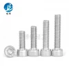 Stainless steel hexagon socket head screw and cylindrical head bolt