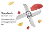 Stainless steel meatball blender making machine kitchen meatball beater machine