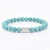 Import Stainless Steel Rectangle Beads Mens Beaded Handmade Custom Bead Bracelets Natural Stone Jewelry from China