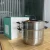 Import stainless steel steamer pot and cooking pots with glass lid 3layer from China