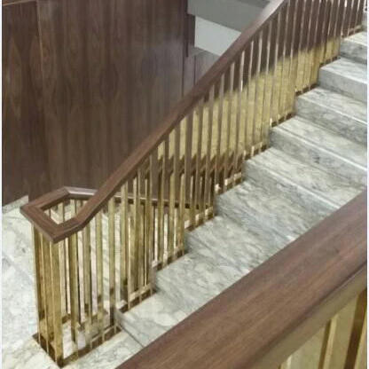 Stainless Steel Tubular Specification Parts Soft Pvc Balustrade Handrail Outdoor Step