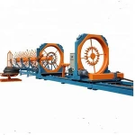 Steel rebar cage welding machine