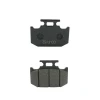 Strengthen wear-resistant black rear brake pads brake system China motorcycle accessories wholesale for BOSUER M5 J3 J4
