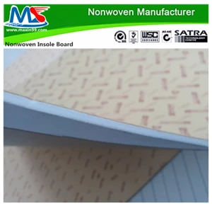 Strict Quality Control Nonwoven Shoe Insole Board Materials for Shoes-making