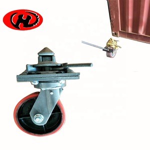 super heavy duty PU Caster Wheel for moving shipping container or container house