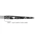 Import Superior Quality Classical Design White Acrylic Handle100% pure Kolinsky Nail Brush with Black Marble Handle from China