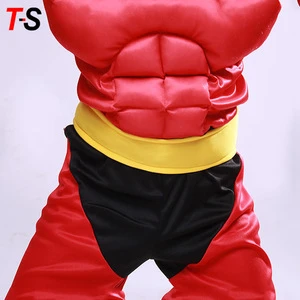 Superman mobilization Halloween Agents muscles clothes  children cosplay christmas wear Avengers costume