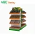 Import Supermarket Vegetable and Fruit Stand Rack Supermarket   Metal Fruit and Vegetable Display shelf from China
