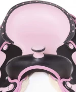 Synthetic Western Adult Horse Saddle Tack Barrel Racing, Get Matching Headstall,saddle Pad Size 14 to 18 IN;34648 Custom