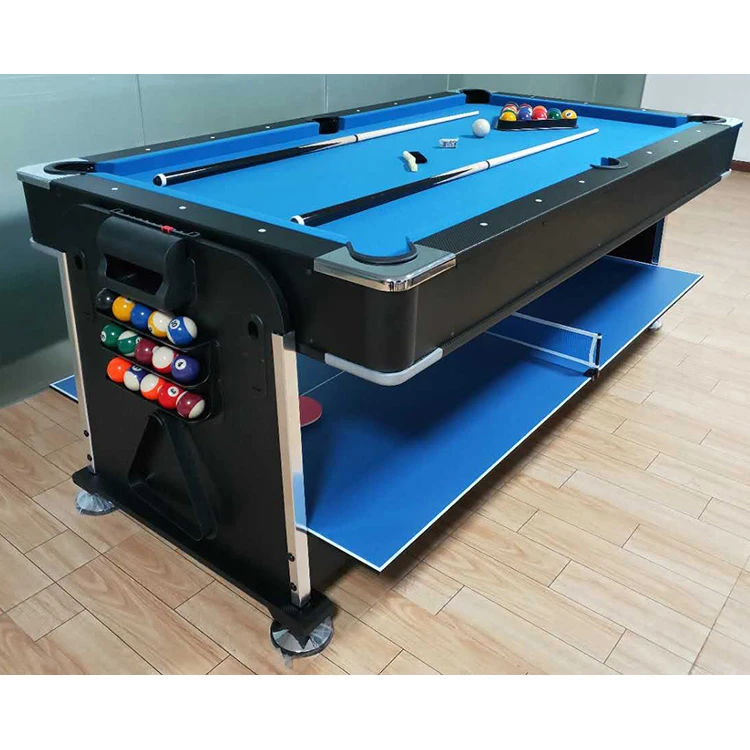 SZX 7ft Modern 4 in 1 multi functional pool table with air hockey table tennis and dinning table for adult