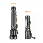 Tactical Flashlight Super Bright LED Flashlight Rechargeable Telescopic Zoom Flashlight Torch Aluminum Alloy