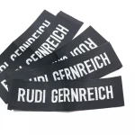 tags black custom shoe labels jeans clothing label printer
