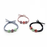 The new 2021 hot style hair bands accessories wholesale color  arrivals sweet girl lovely colorful stars hair accessory hiar tie