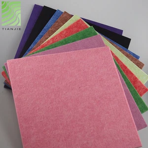 Tianjie Acoustic panels Factory 25mm thick pet acoustic panel polyester acoustical panel