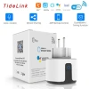 TideLink 16A 20A EU tuya wifi smart socket plug with energy monitoring and Wireless Remote Control Power With Alexa And Google