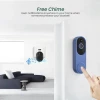 TideLink HD Security Smart WiFi Doorbell Camera with Night Vision Wide Angle-Lens Two-Way Audio-Electric Power Source for home