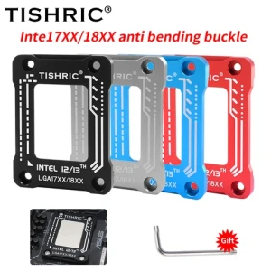 TISHRIC CPU Anti Bending Buckle CPU holder Correction Fixed Buckle Anti-pressure Bending Bracket Pressure Plate LGA17XX LGA18XX