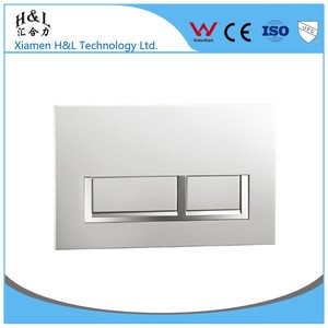 Toilet push plate dual button for concealed cistern